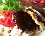 のせるだけ！冷凍ハンバーグで簡単ロコモコ作り方4写真