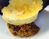 カレーのリメイク！卵1つで半熟オムライス作り方7写真