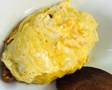 カレーのリメイク！卵1つで半熟オムライス作り方8写真
