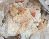鶏手羽元の炒め揚げ。クレイジーソルト味作り方6写真