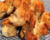 鶏手羽元の炒め揚げ。クレイジーソルト味作り方11写真
