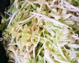 キャベツともやしのＷ塩炒め作り方3写真