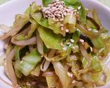キャベツともやしのＷ塩炒め作り方5写真