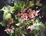 ツナとレタスのごま油炒め作り方1写真