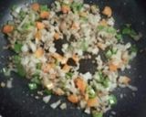 簡単お花のオムライス風☆甘辛しょうゆ味作り方2写真