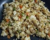 簡単お花のオムライス風☆甘辛しょうゆ味作り方4写真