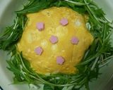 簡単お花のオムライス風☆甘辛しょうゆ味作り方10写真
