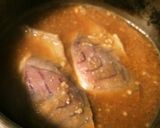 サメの酒粕味噌煮ローズマリー風味作り方2写真