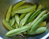 うすいえんどう　春の炊き込み豆ごはん作り方1写真