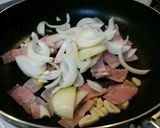 春キャベツとベーコンの和風パスタ温玉添え作り方3写真