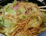 春キャベツとベーコンの和風パスタ温玉添え作り方5写真