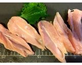鶏ささみの梅しそはさみ焼き【山海ぶし】作り方3写真
