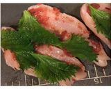 鶏ささみの梅しそはさみ焼き【山海ぶし】作り方5写真
