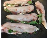 鶏ささみの梅しそはさみ焼き【山海ぶし】作り方7写真