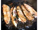 鶏ささみの梅しそはさみ焼き【山海ぶし】作り方10写真