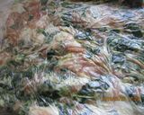 大根の葉とコマ切れ豚肉チヂミ風作り方1写真
