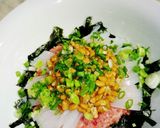 *ねぎとろ&イカ納豆丼*作り方2写真