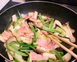 ぱぱっと！ベーコンと野菜のバター炒め作り方1写真