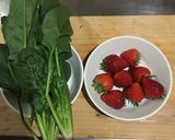 苺とほうれん草の雛まつりゼリー作り方1写真