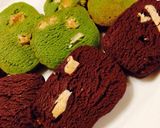 袋一枚で簡単♪濃厚抹茶のチョコクッキー作り方10写真