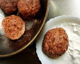 繋ぎは胡麻!オーブン焼きスコッチエッグ作り方8写真