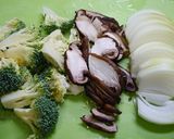 簡単！豚ロースと野菜の黒酢生姜焼き作り方2写真