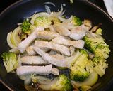 簡単！豚ロースと野菜の黒酢生姜焼き作り方4写真
