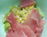 マグロ切り落としで作るカリフォルニア丼作り方5写真
