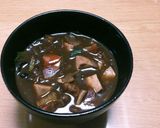 大豆水煮の煮汁の活用☆お味噌汁♪作り方5写真