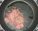 ニラ玉丼♪ニラ＋ひき肉＋卵＋残りご飯丼作り方2写真