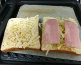 満腹トーストサンド^_^作り方3写真