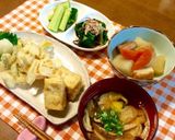 簡単 豆腐の唐揚げ粉焼き ♥︎(^^)作り方3写真