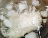 菜の花と若鶏の梅肉あえ作り方2写真