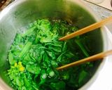 菜の花と若鶏の梅肉あえ作り方3写真