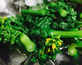 菜の花と若鶏の梅肉あえ作り方4写真