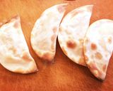 子供が大好き餃子の皮でアップルチーズ作り方2写真