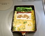 簡単お弁当✿春キャベツのチーズオムレツ作り方4写真