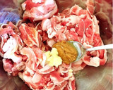 骨付き肉ギャートルズ風！牛蒡の肉巻き。作り方2写真
