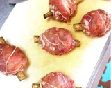 骨付き肉ギャートルズ風！牛蒡の肉巻き。作り方5写真