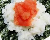 柚子胡椒と辛子明太子の手巻きご飯♡作り方1写真