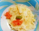 柚子明太子ととろろの手巻きご飯♡作り方1写真