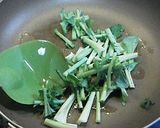 蕪と青菜とハムの炒め物作り方4写真