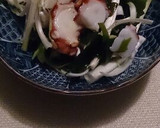 たことうるいの和え物・・時短です作り方4写真