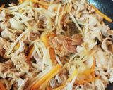 マヨネーズで豚こま肉を焼肉風に♪作り方6写真
