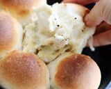 ディップ×ちぎりパン　スキレットブレッド作り方7写真