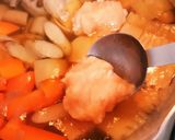 ☆春野菜と鶏つくねの煮物☆作り方6写真