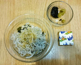 しらすとわかめ☆磯の香りトースト作り方1写真
