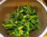 菜の花のからし酢味噌和え作り方1写真