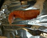 モヤシで簡単♣鮭のホイル焼き作り方1写真