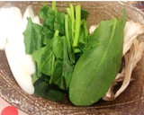 豚肉としば漬けの簡単レンジあえ作り方1写真